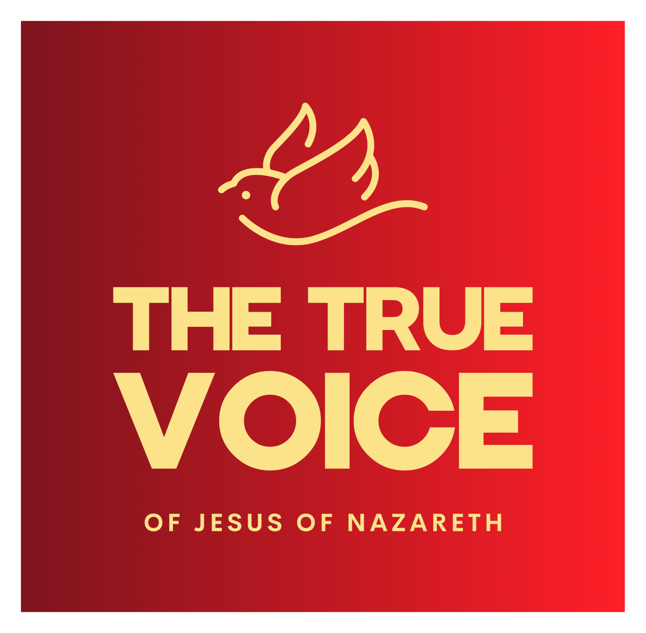 the true voice of Jesus of Nazareth logo